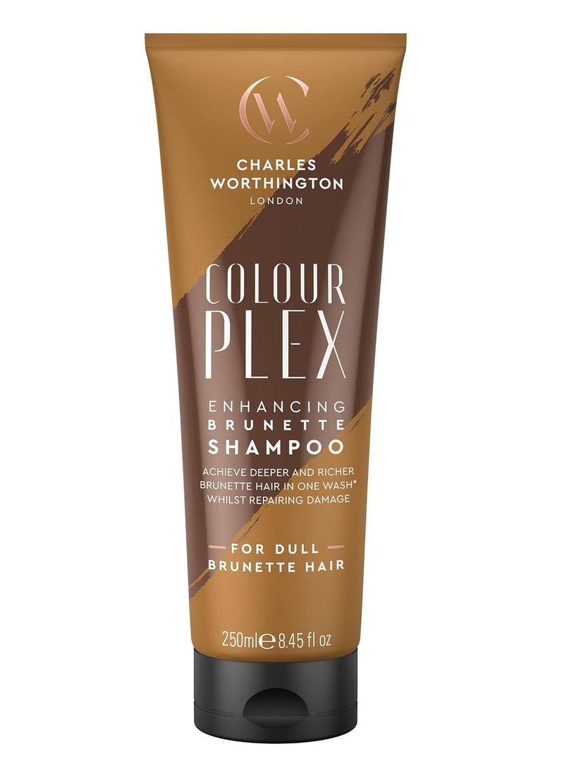 ColourPlex Enhancing Brunette Shampoo Tone and Revitalise Colour Toner for Brown Hair Salon Shampoo for Brunettes 250 ml