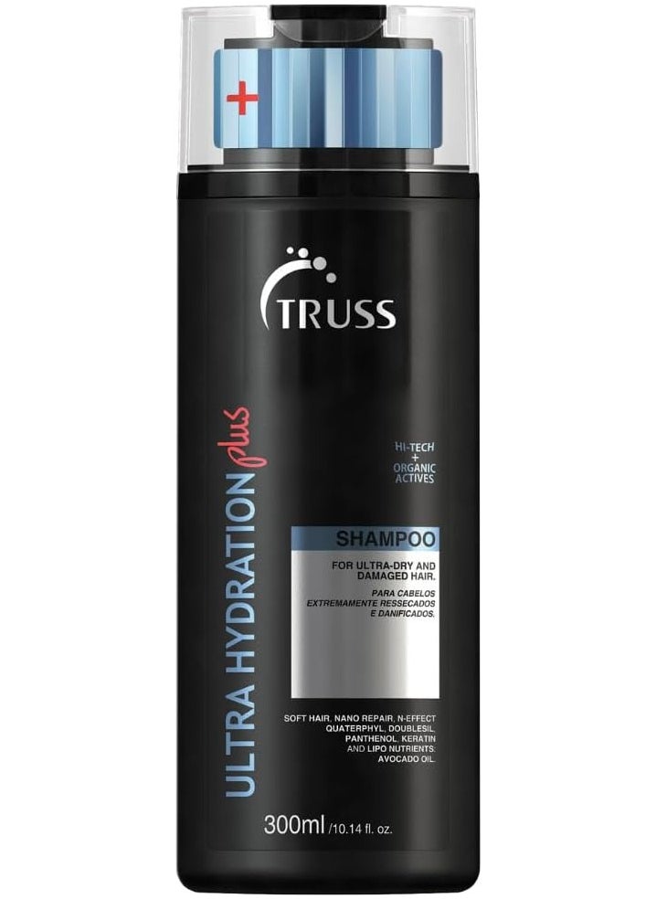 Truss Ultra Hydration Plus Shampoo for Dry, Damaged Hair, 300 ML