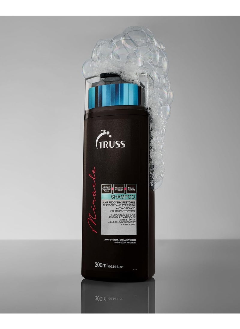 Truss Miracle Shampoo - Repairs Damaged Hair, Restores Elasticity And Strength, Provides Shine