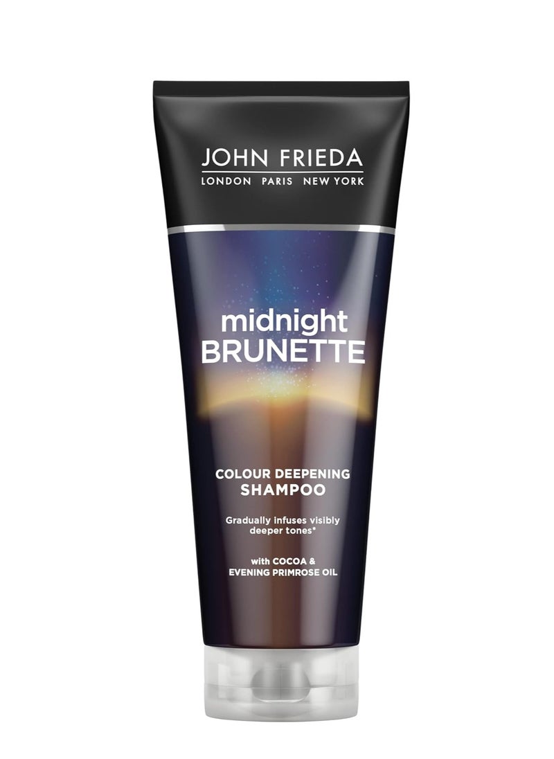 Midnight Brunette Colour Deepening Shampoo 250 Ml Colour Depositing Shampoo Brown Hair