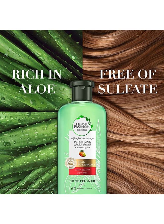 Color Protect Sulfate Free Potent Aloe Vera And Mango Natural Conditioner For Dry Hair 400ml