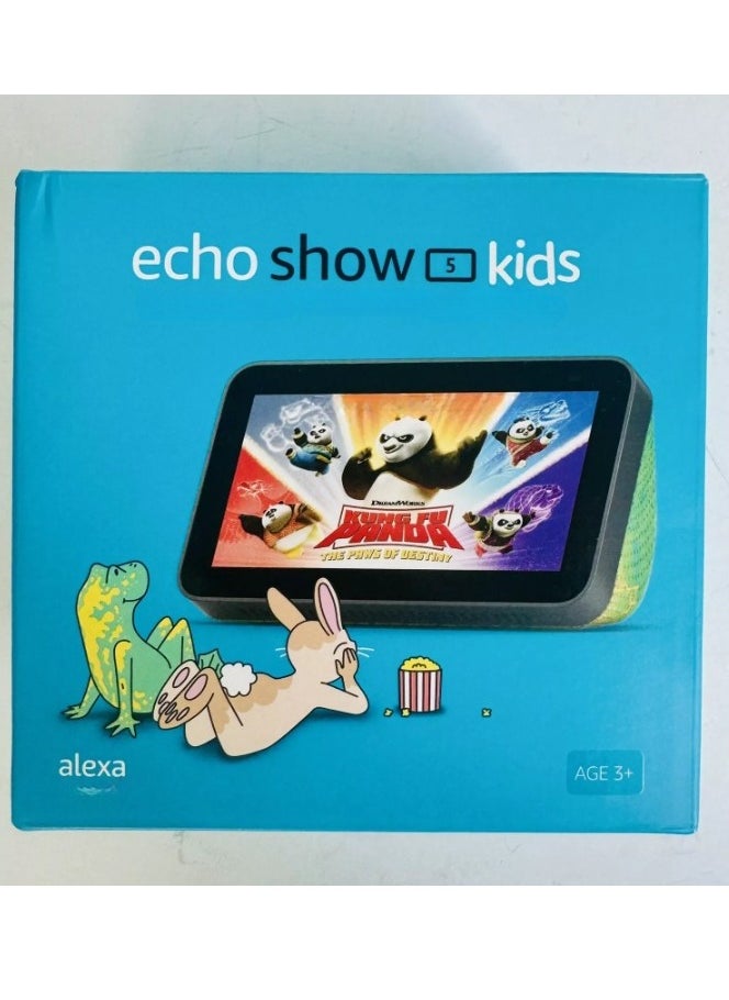 Echo Show 5 (2nd Gen) Kids Designed for kids, with parental controls Chameleon