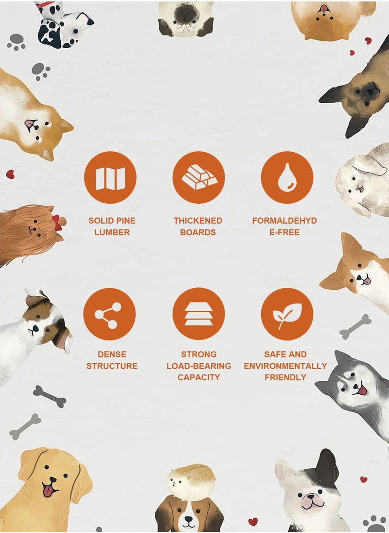 Wooden Cat Climbing Frame Toys Cat Tree House With Cat Bed Cat Jumping Platform Sisal Cat Scratching Board Column 60*40*255cm