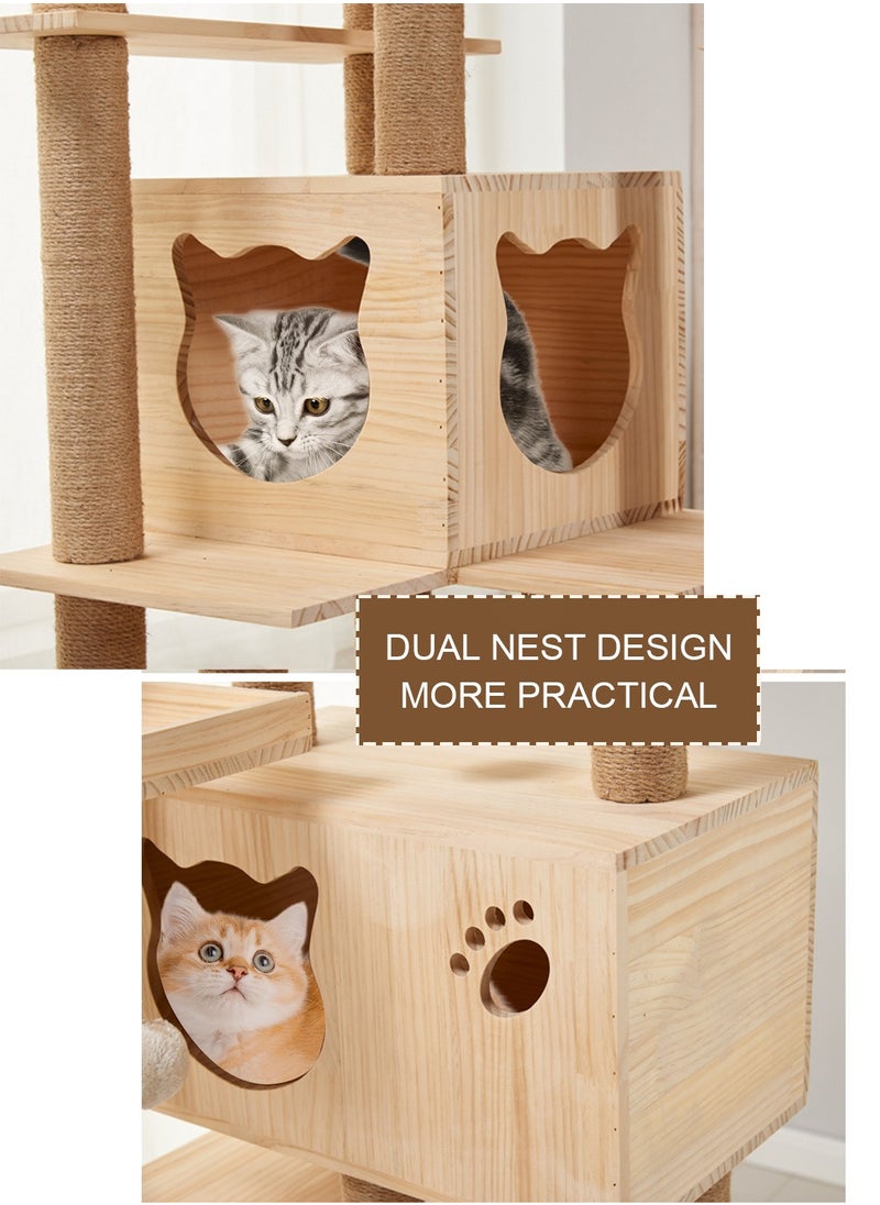 Cat Tree Cat House Cat Climbing Frame Cat Jumping Platform Cat Scratching Post Cat Nest