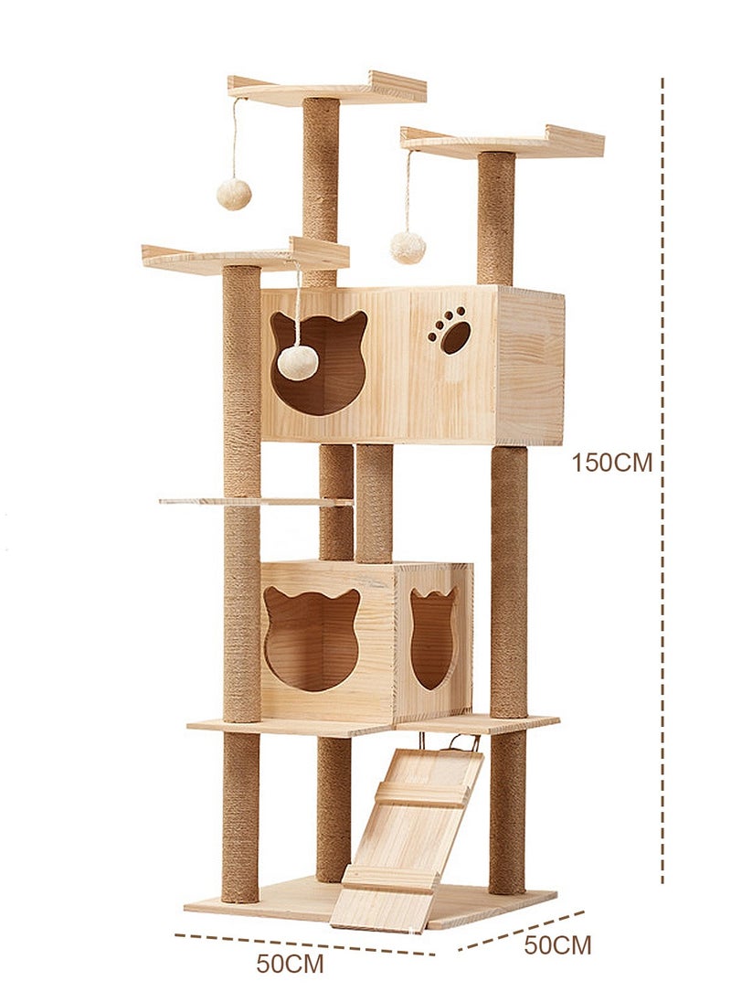 Cat Tree Cat House Cat Climbing Frame Cat Jumping Platform Cat Scratching Post Cat Nest