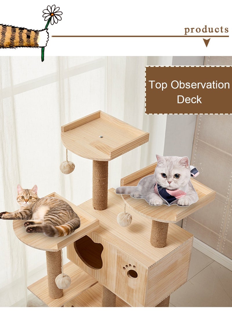 Cat Tree Cat House Cat Climbing Frame Cat Jumping Platform Cat Scratching Post Cat Nest