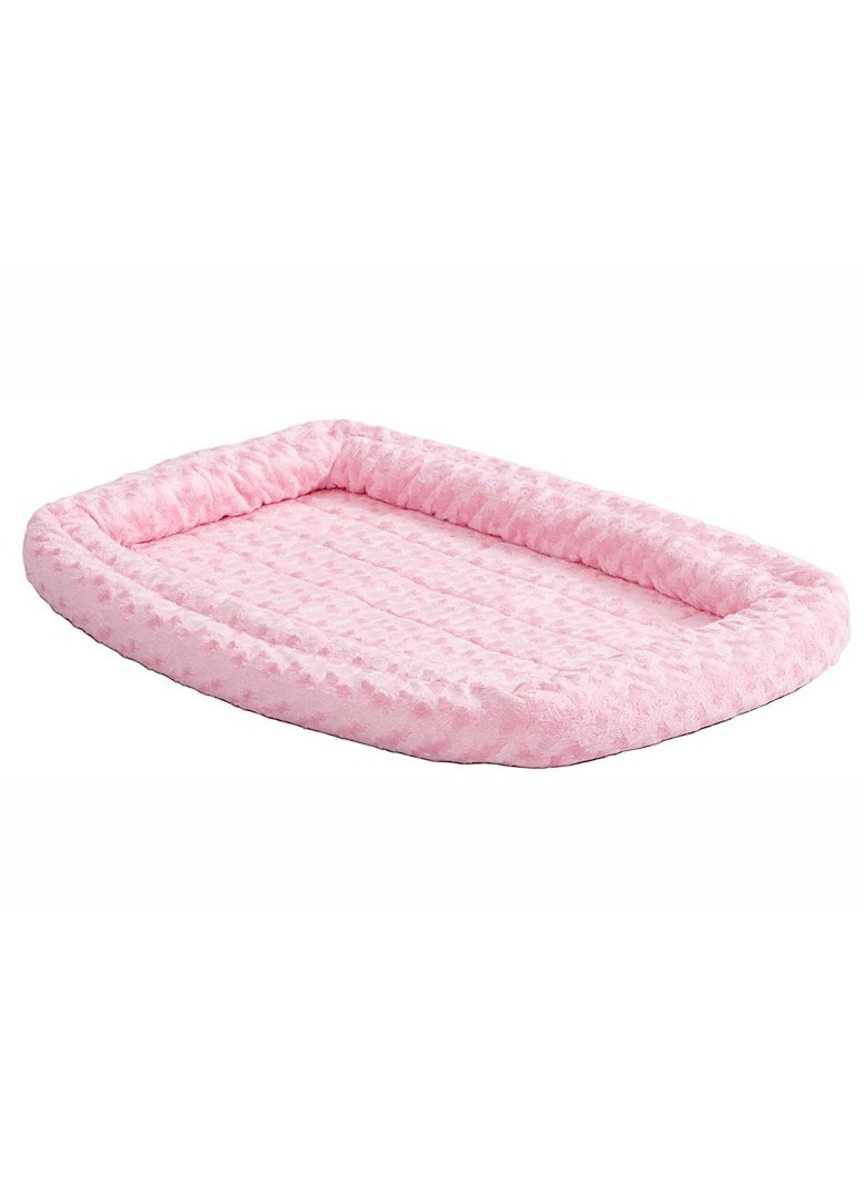 QuietTime Pink Fashion Double Bolster Bed