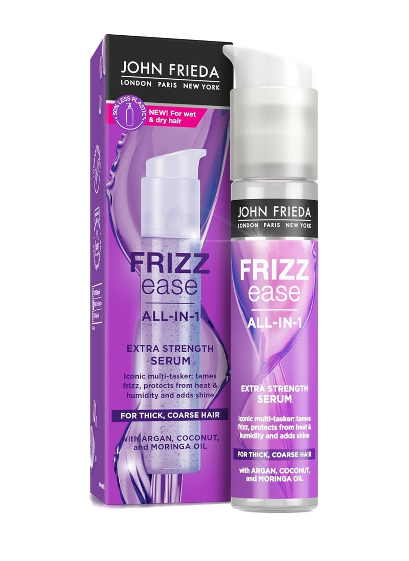 Frizz Ease All in 1 Extra Strength Serum 50ml for Thick Coarse Hair