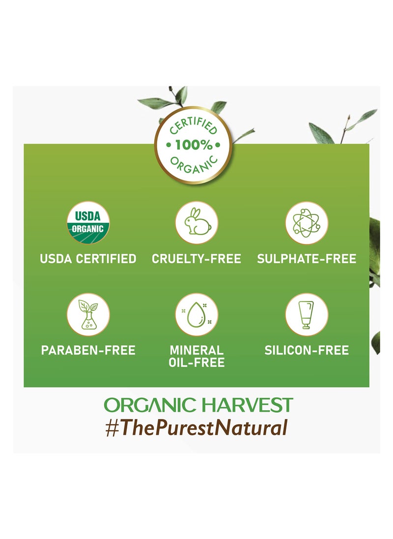 Organic Harvest Complete Care Hair Oil: Amla & Ginseng | For Dry, Frizzy Hair | Pure Amla Oil For Hair Care | 100% American Certified Organic | Sulphate and Paraben-free - 150ml