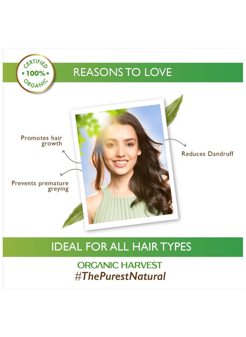 Organic Harvest Complete Care Hair Oil: Amla & Ginseng | For Dry, Frizzy Hair | Pure Amla Oil For Hair Care | 100% American Certified Organic | Sulphate and Paraben-free - 150ml