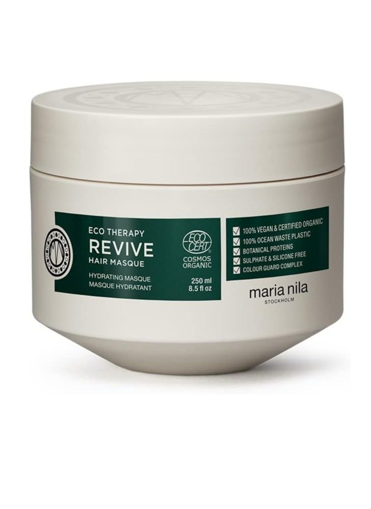 Therapy Revive Masque 250 ml  A Repairing Effect that Reduces Dry and frizzy Hair 100 Vegan Sulfate free and Paraben free