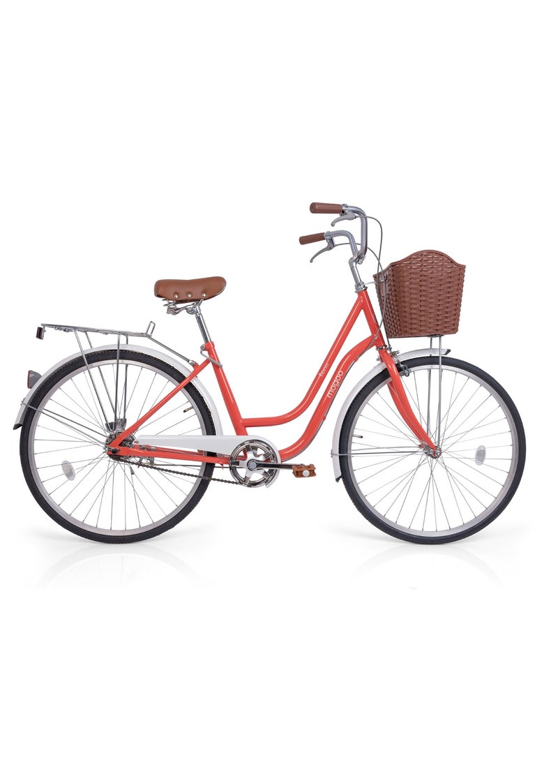 PlayandDream Cruiser Bike, 24 Inch, Peach