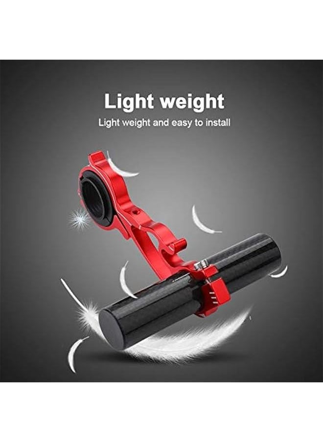 Lightweight Durable Bicycle Extension Holder,Bike Handlebar Extender, Riser Handlebar for GPS Lamp/Units/Headlights/Cameras(10CM-red), Bike Handlebar Extender, Lightweight Durable Bicychandlebar