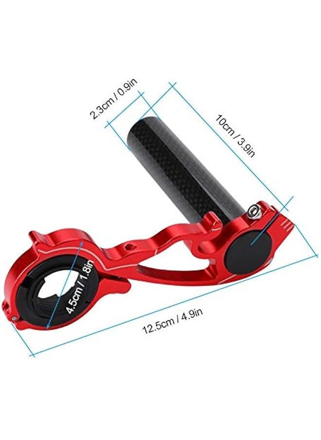 Lightweight Durable Bicycle Extension Holder,Bike Handlebar Extender, Riser Handlebar for GPS Lamp/Units/Headlights/Cameras(10CM-red), Bike Handlebar Extender, Lightweight Durable Bicychandlebar