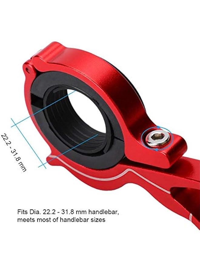 Lightweight Durable Bicycle Extension Holder,Bike Handlebar Extender, Riser Handlebar for GPS Lamp/Units/Headlights/Cameras(10CM-red), Bike Handlebar Extender, Lightweight Durable Bicychandlebar