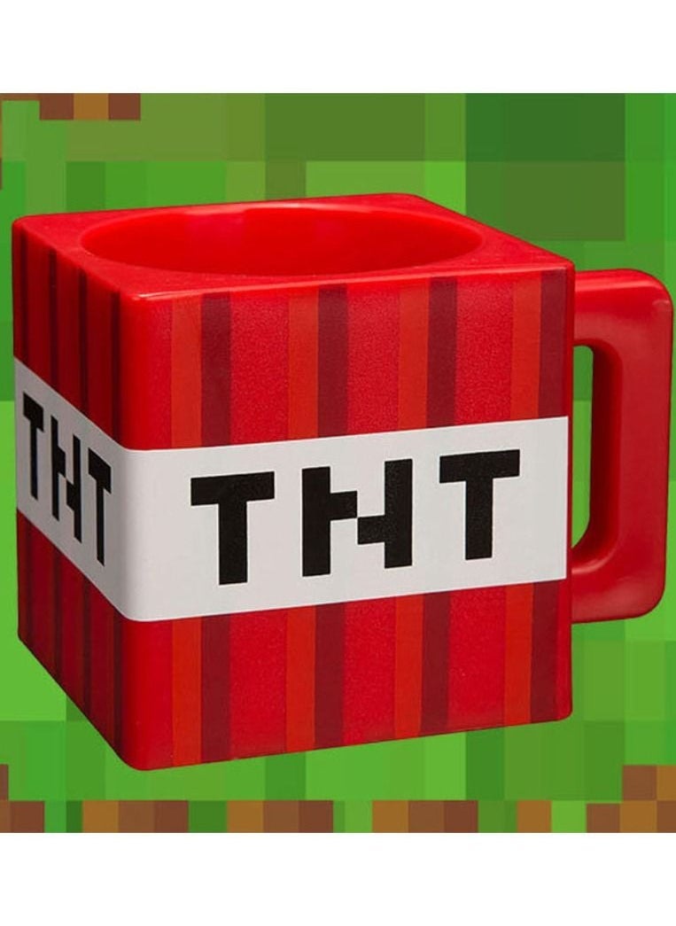 TNT Square Plastic Minecraft Mug For Coffee Milk Tea Gift