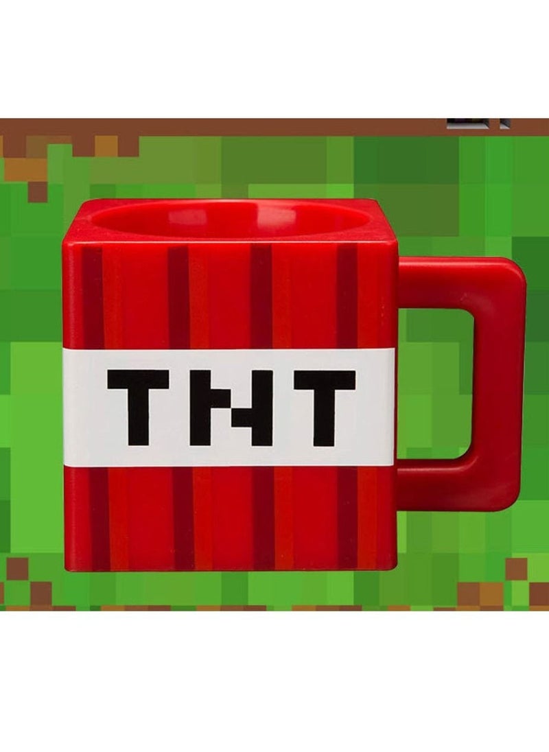 TNT Square Plastic Minecraft Mug For Coffee Milk Tea Gift