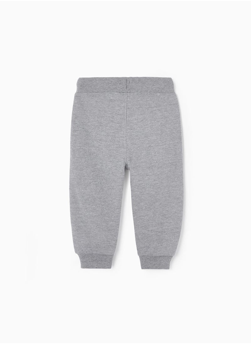 Cotton Joggers for Baby Boys, Grey