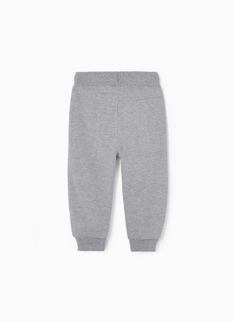 Cotton Joggers for Baby Boys, Grey