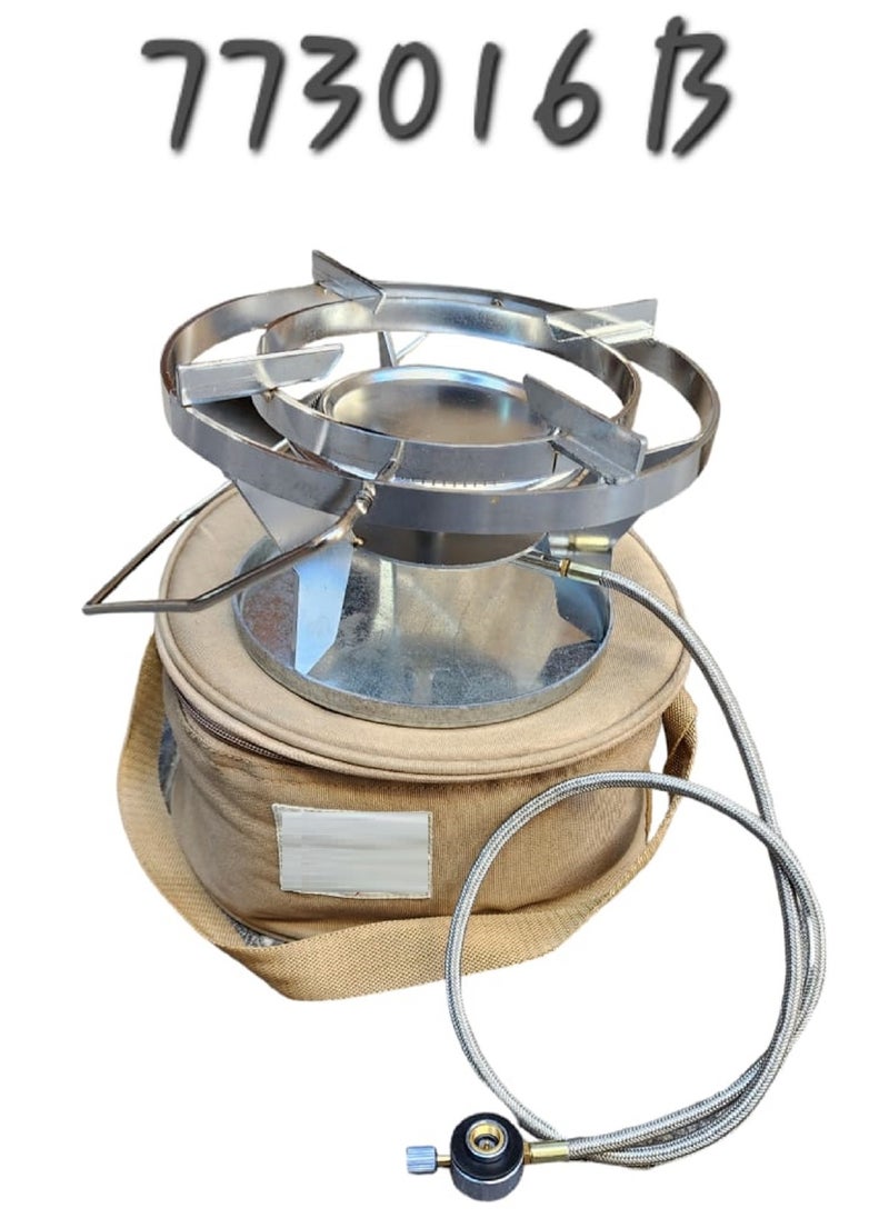 Portable Round Camping Stove With Carry Bag