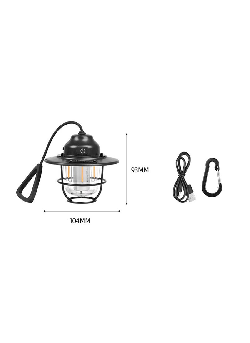 Green Compatiable for Outdoor Lighting Camping Light USB Rechargeable Horse Lantern