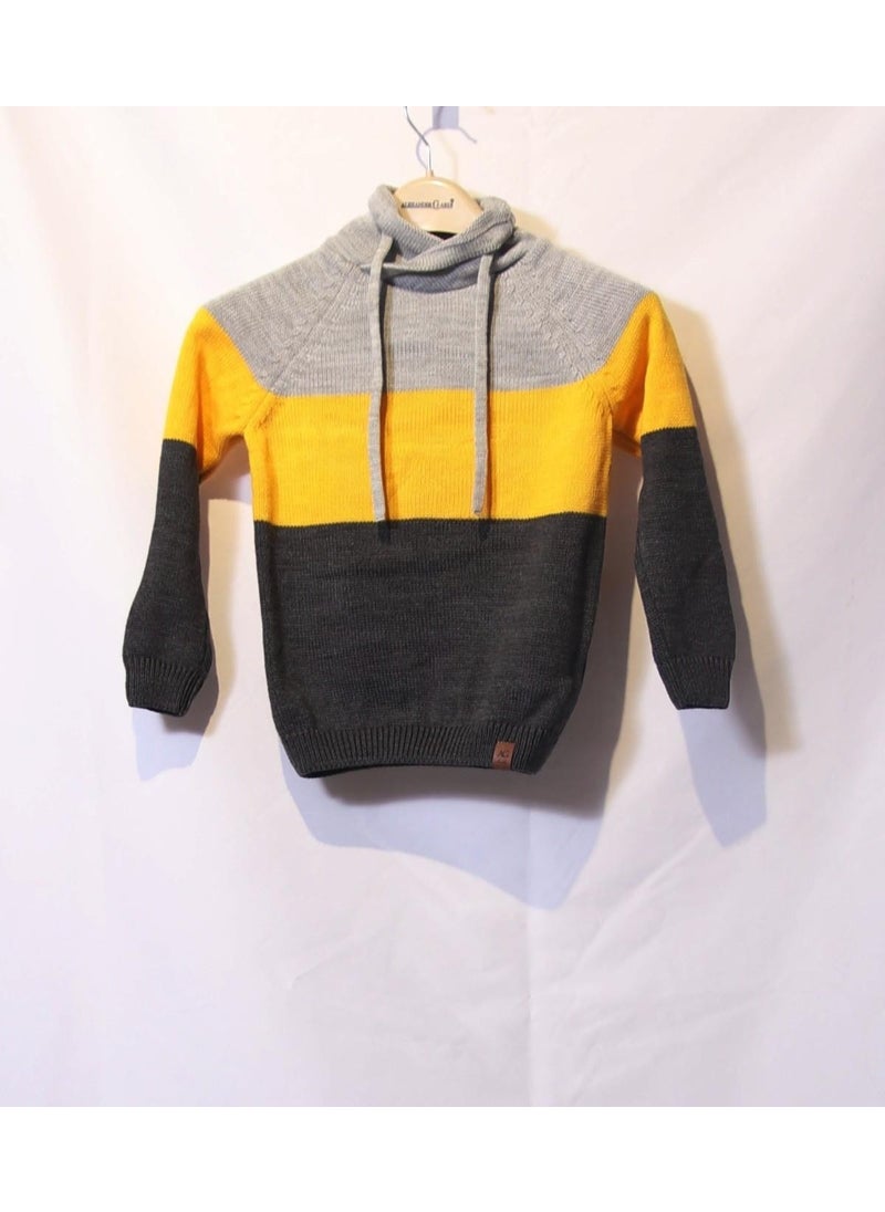 Half Turtleneck Sweater Kids Sweater (C23-7107)