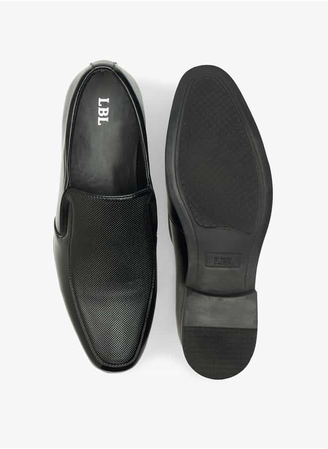 Men Solid Slip-On Loafers