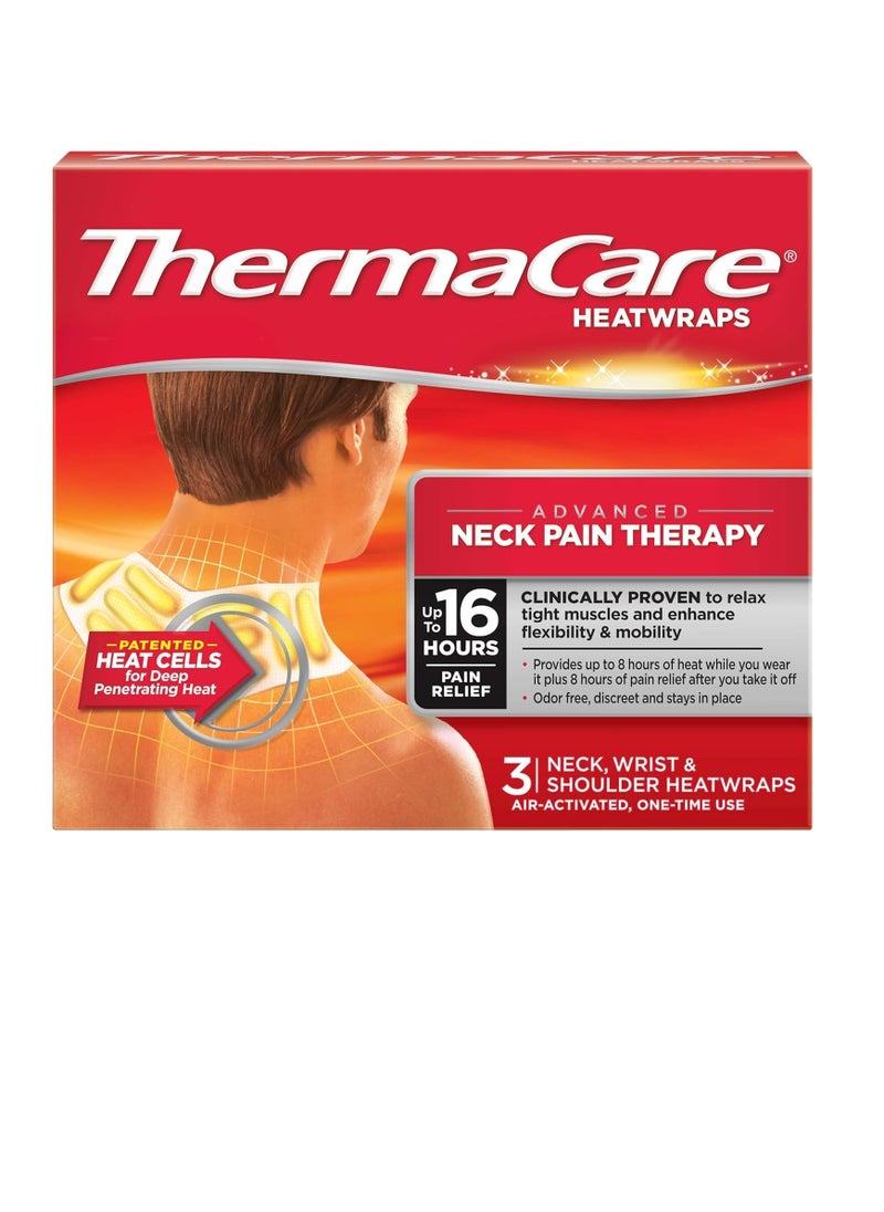 Air-Activated Heatwraps, Neck, Wrist & Shoulder, 3 HeatWraps (Pack of 7)