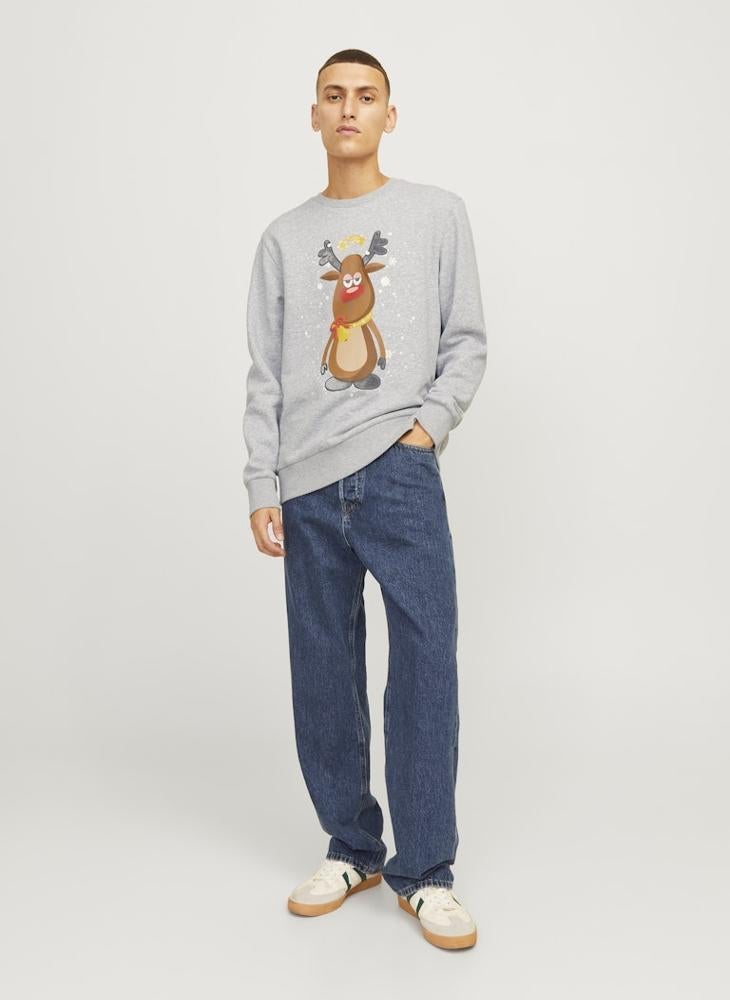 Jjxmas Christmas  Print Sweatshirts