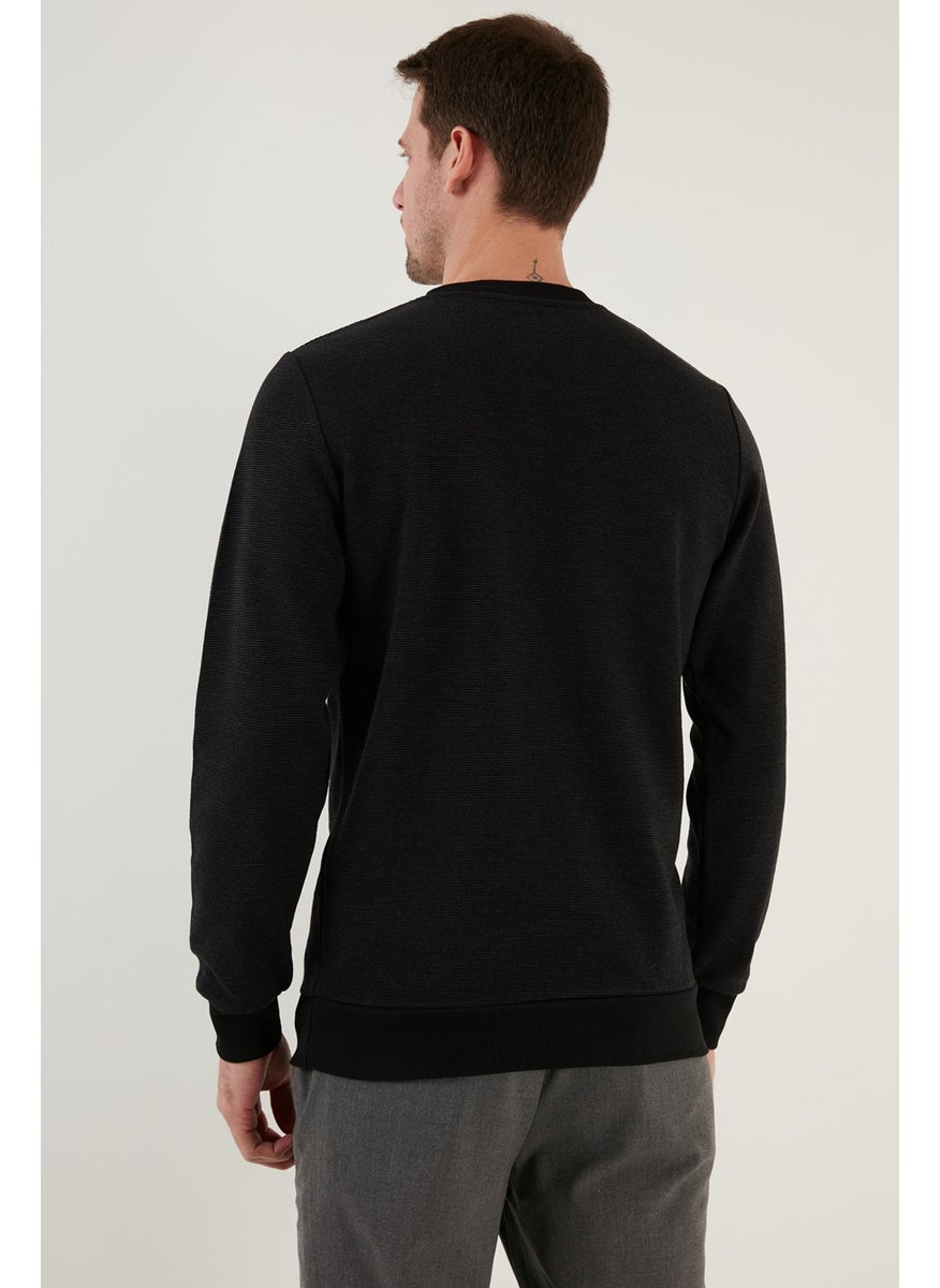 Cotton Regular Fit Crew Neck Sweat Men's Sweat 59052411