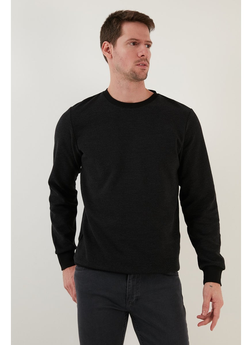 Cotton Regular Fit Crew Neck Sweat Men's Sweat 59052411