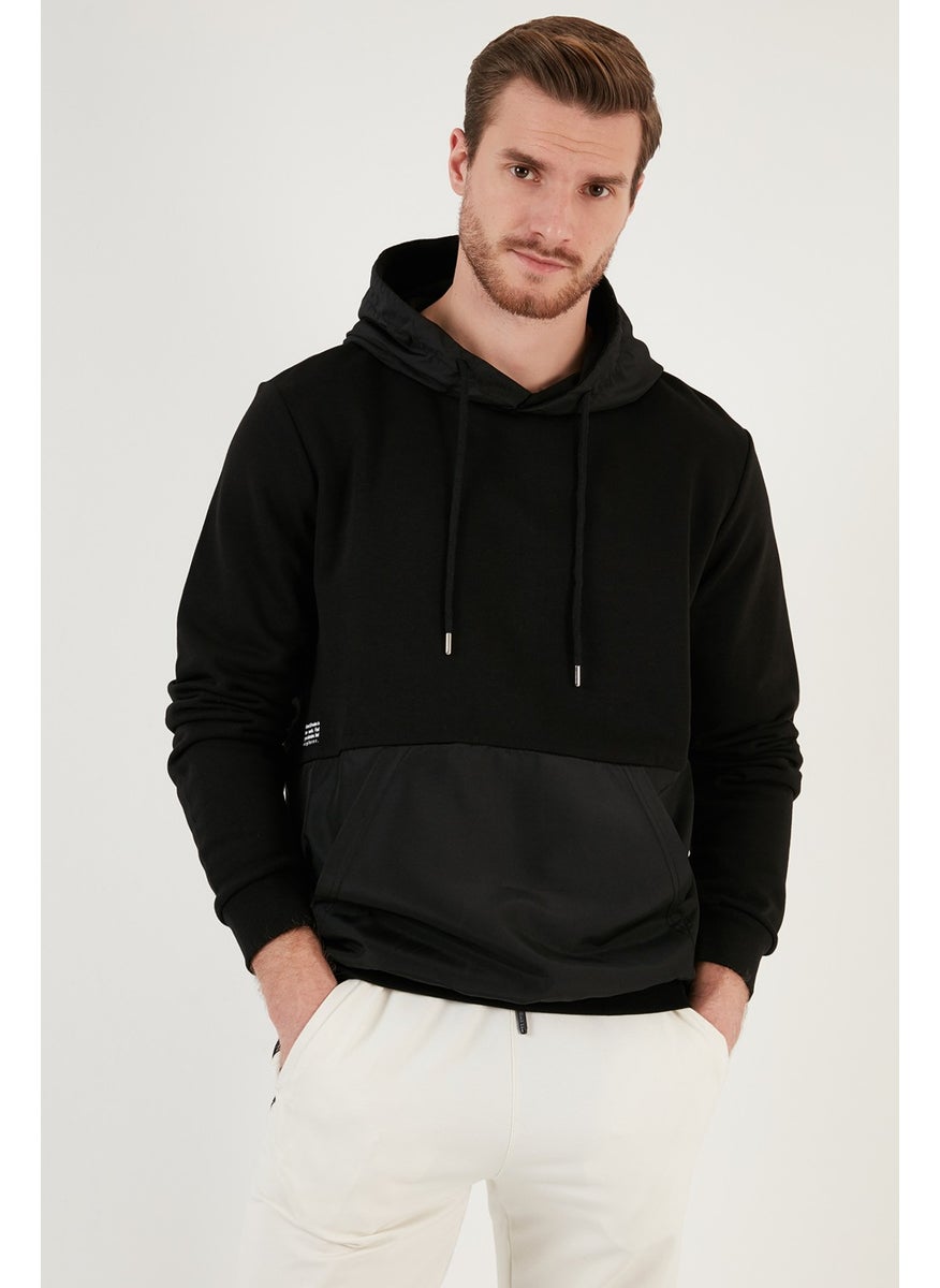 Cotton Regular Fit 3 Thread Hooded Sweat Men's Sweat 5905517