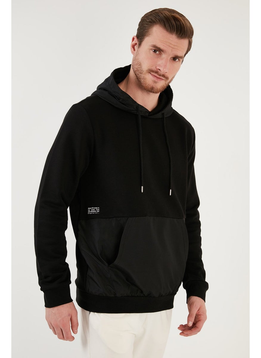 Cotton Regular Fit 3 Thread Hooded Sweat Men's Sweat 5905517