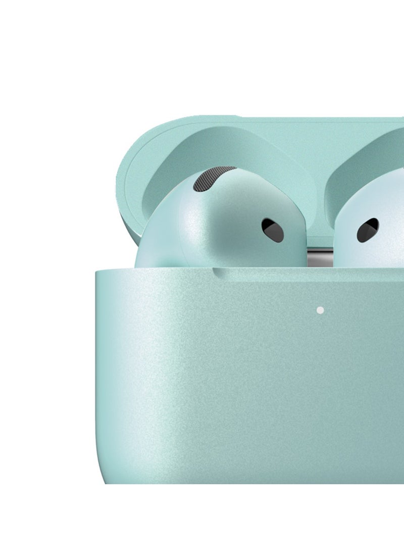 MERLIN CRAFT CUSTOMIZED APPLE AIRPODS 4 TEAL 16