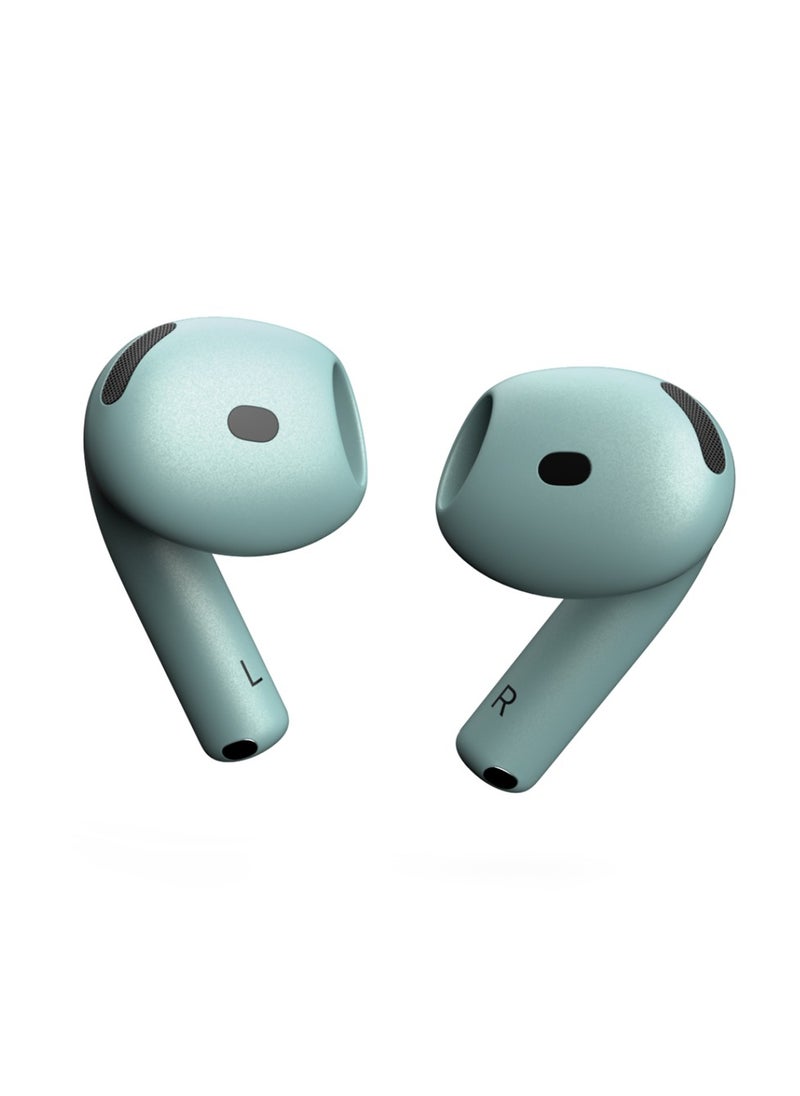 MERLIN CRAFT CUSTOMIZED APPLE AIRPODS 4 TEAL 16