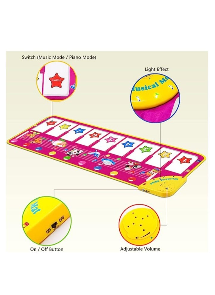 Piano Mat Music Keyboard Game Mat 39.5