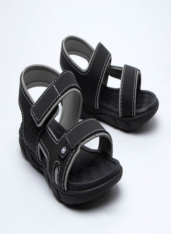 MOLEKINHO Sandals with Back strap For Infant Boys, Black