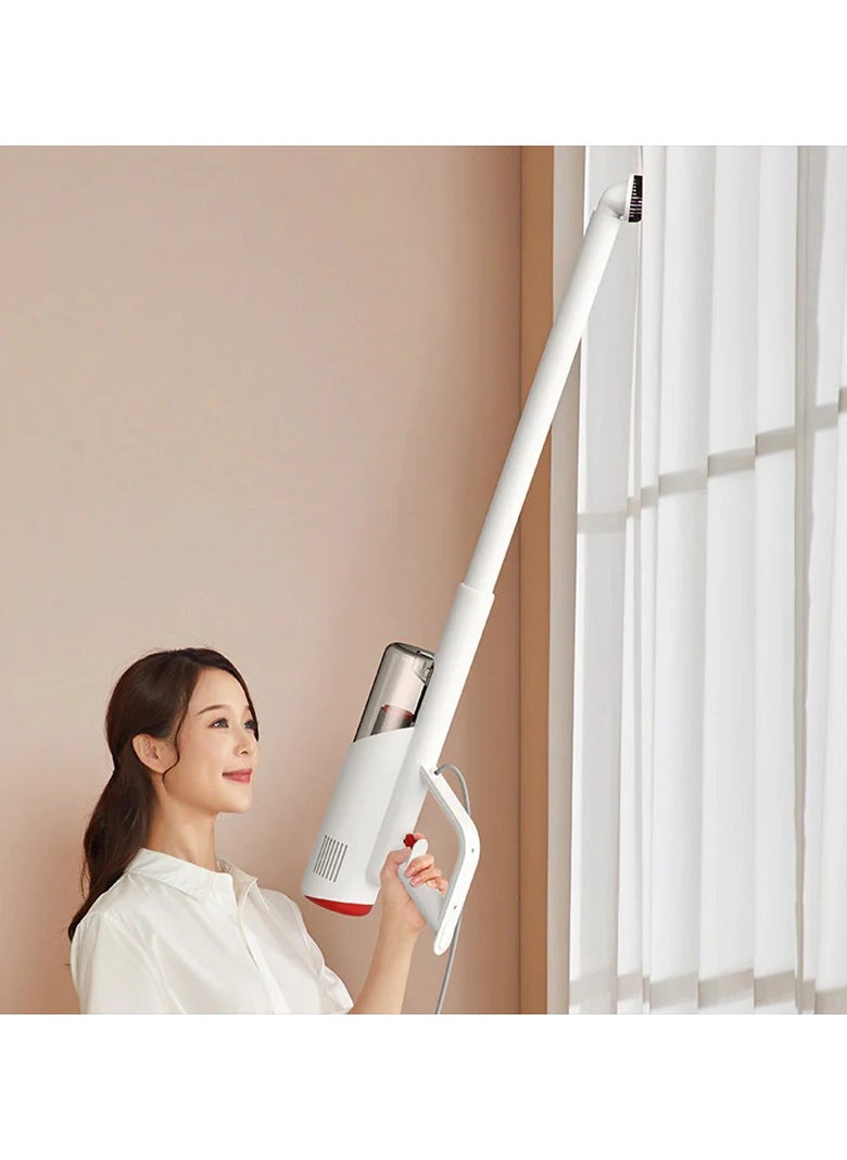 Deerma DX300 15kpa Hand Held Vacuum Cleaner Household Strength Dust Collector Aspirator Portable Vacuum Cleaner - White