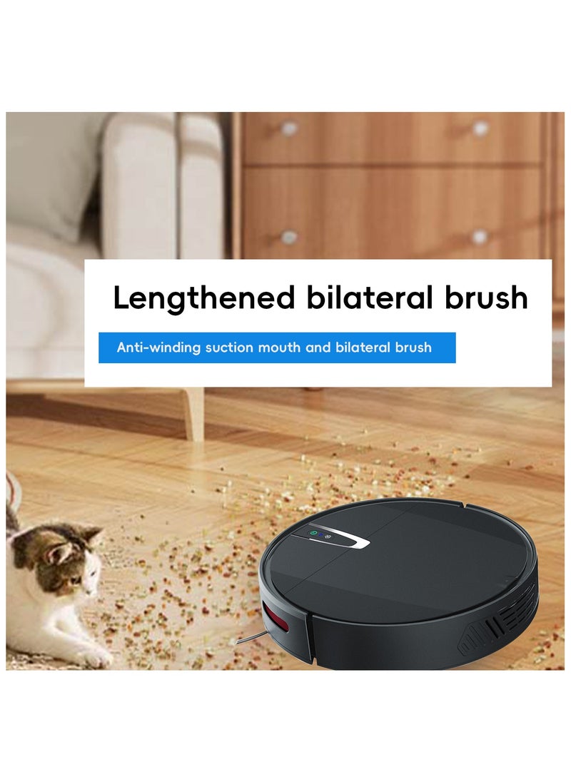 Utillify Robotic Vacuum Cleaner with Gyro Navigation, 2000Pa Suction, HEPA Filter, Mopping, 120 Runtime, Self-Charging, APP & Voice Control Compatible with Alexa, Google, Siri, 600ml Dustbin