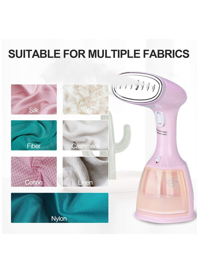 1500W Detachable 350ml Water Tank-Mini Travel Iron Steam-15s Fast Heating Portable Clothes Steamer Iron-Portable Fabric Steam Iron Auto Shut Off And Leak Proof-Fast Heating Wrinkle Remover