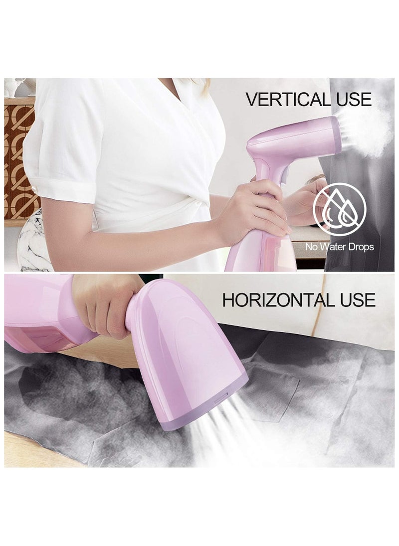 1500W Detachable 350ml Water Tank-Mini Travel Iron Steam-15s Fast Heating Portable Clothes Steamer Iron-Portable Fabric Steam Iron Auto Shut Off And Leak Proof-Fast Heating Wrinkle Remover