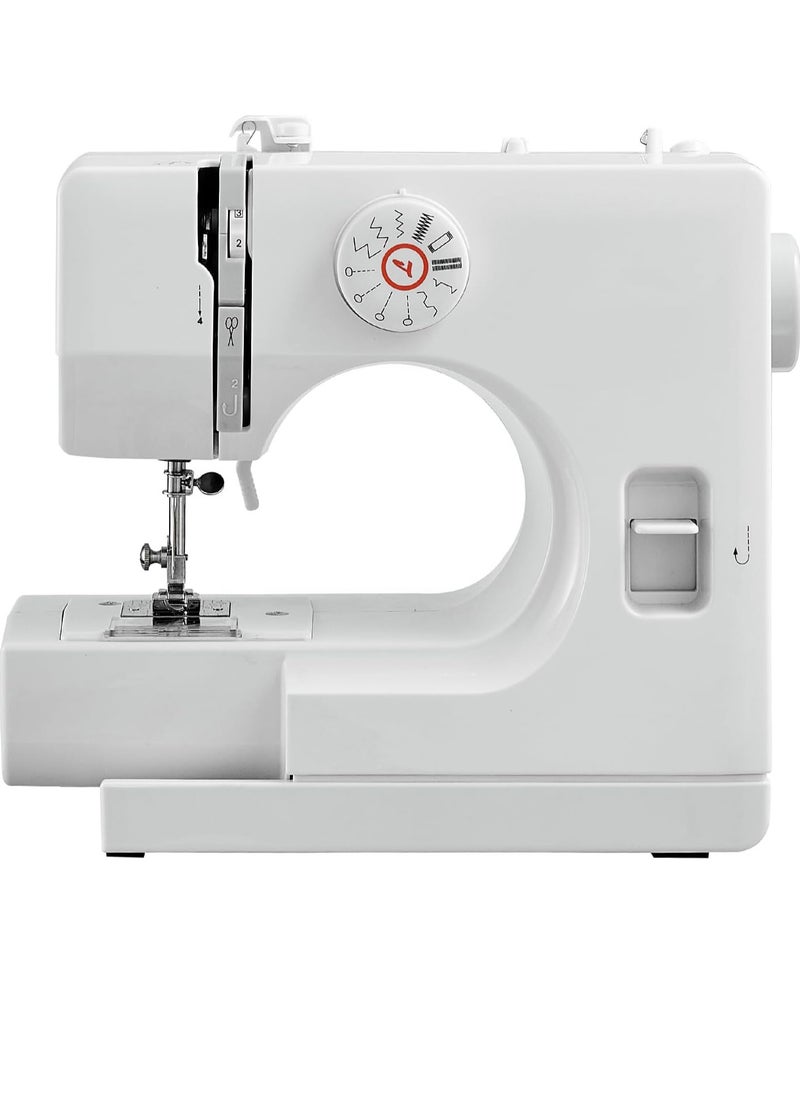 Sewing Machine, Mini Sewing Machine, Electric Portable Sewing Machine for Beginners, 12 Stitch Dual Speed with Foot Pedal