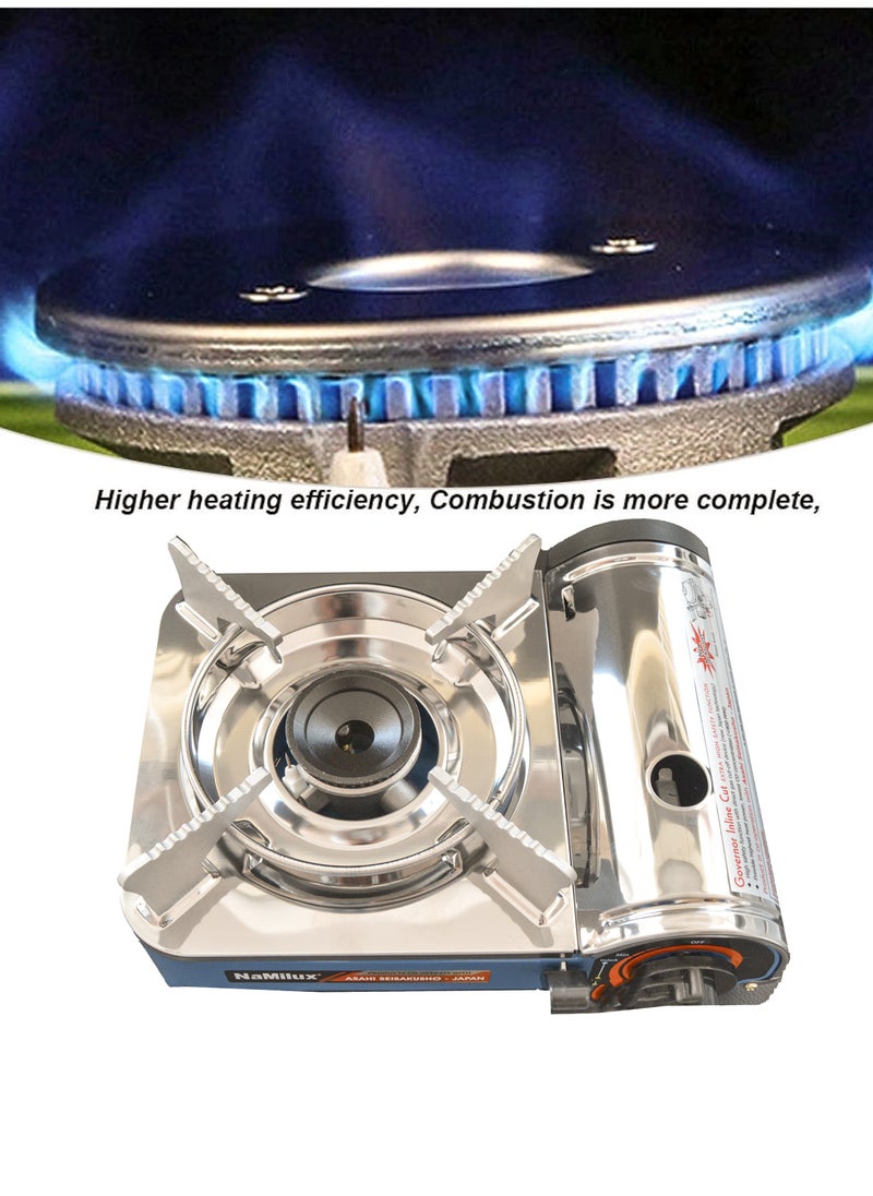 Portable Mini Camping Gas Stove Lightweight High Power Best for Outdoor Cooking Gas is not included