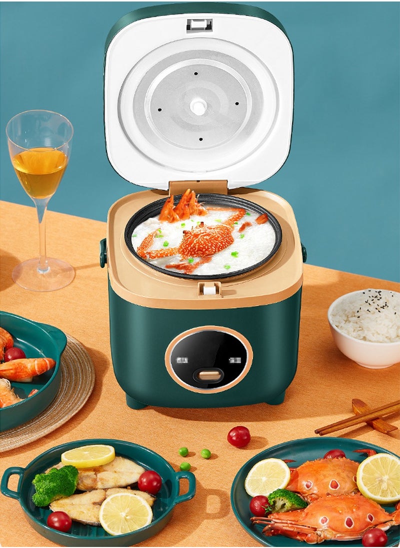 1.2L Mini Multifunctional Nonstick Rice Cooker 200W Small Portable Automatic Intelligent Home Rice Cooker for 1-2 People