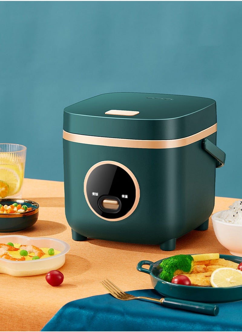 1.2L Mini Multifunctional Nonstick Rice Cooker 200W Small Portable Automatic Intelligent Home Rice Cooker for 1-2 People