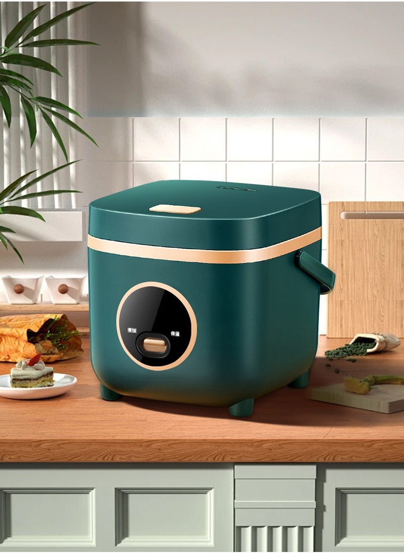 1.2L Mini Multifunctional Nonstick Rice Cooker 200W Small Portable Automatic Intelligent Home Rice Cooker for 1-2 People