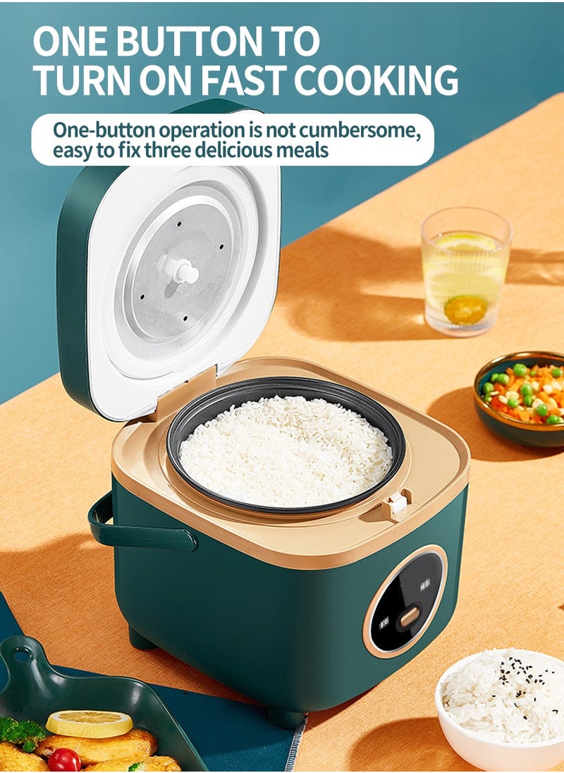 1.2L Mini Multifunctional Nonstick Rice Cooker 200W Small Portable Automatic Intelligent Home Rice Cooker for 1-2 People