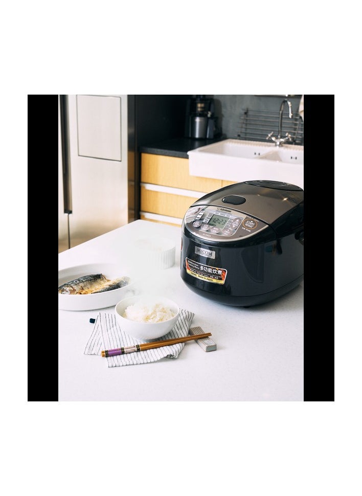 Electronic Rice cooker/ warmer 1.8 ltr Metallic black