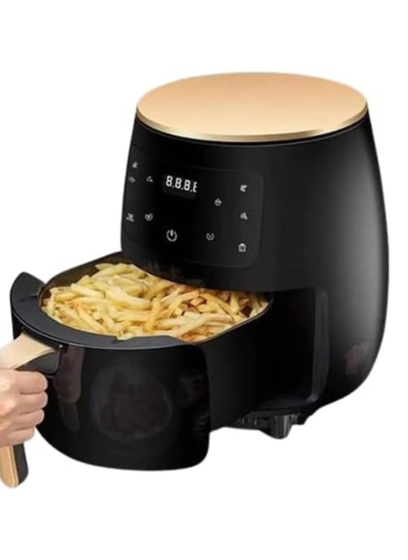 6L Oil-Free Electric Air Fryer – Large Capacity Non-Stick Fryer for French Fries, Sweet Potatoes & More – Fat Reduction & Preset Cooking for 4-5 People