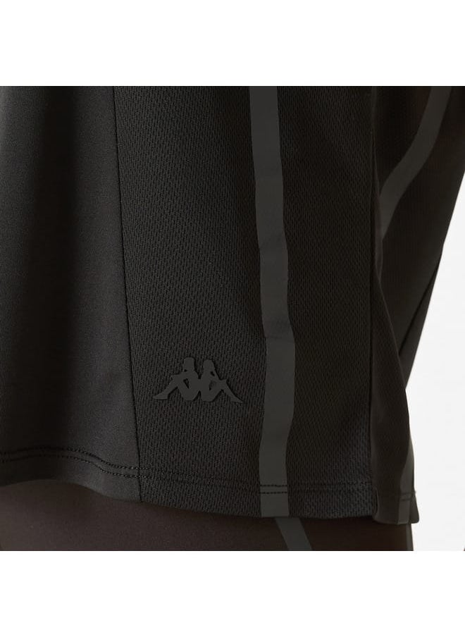Kappa Panelled Crew Neck T-shirt with Short Sleeves